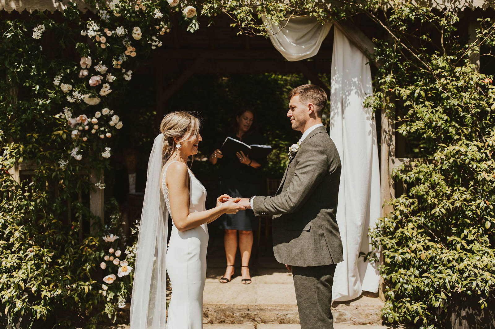 Outdoor wedding ceremony venue in Somerset