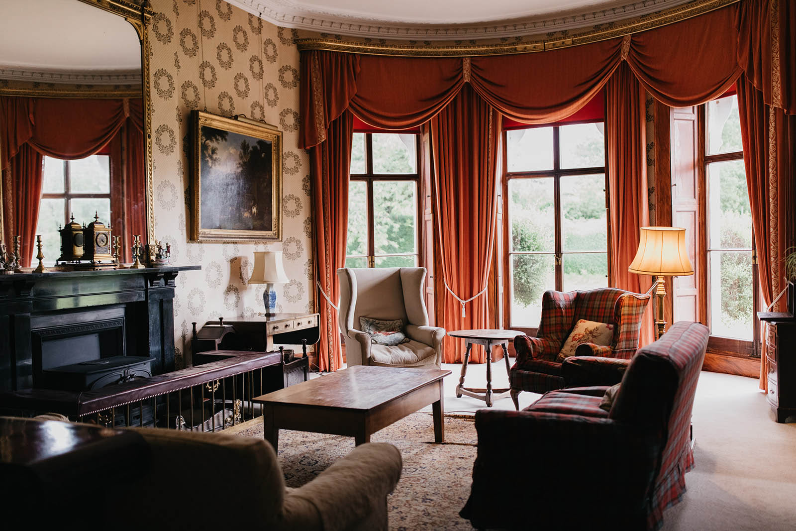 Drawing room at Pennard House