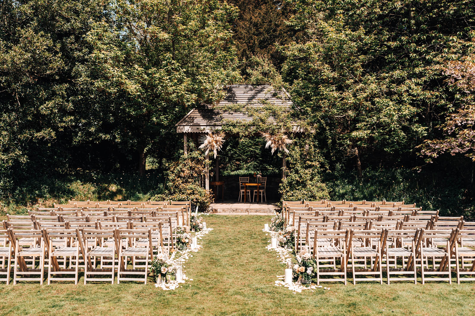 Somerset outdoor wedding ceremony venue