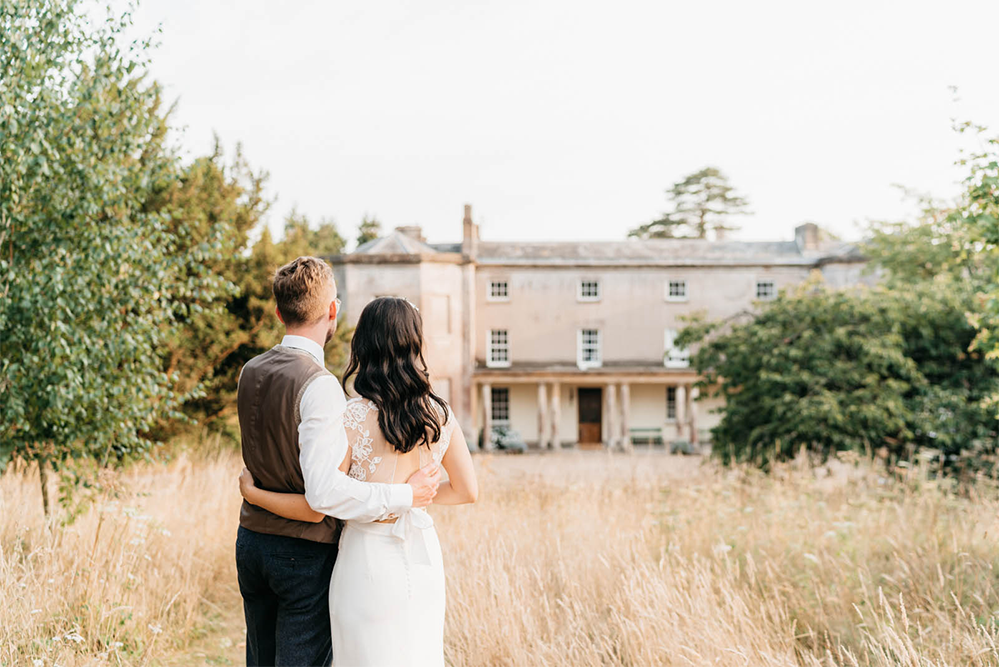 Pennard House on a wedding day